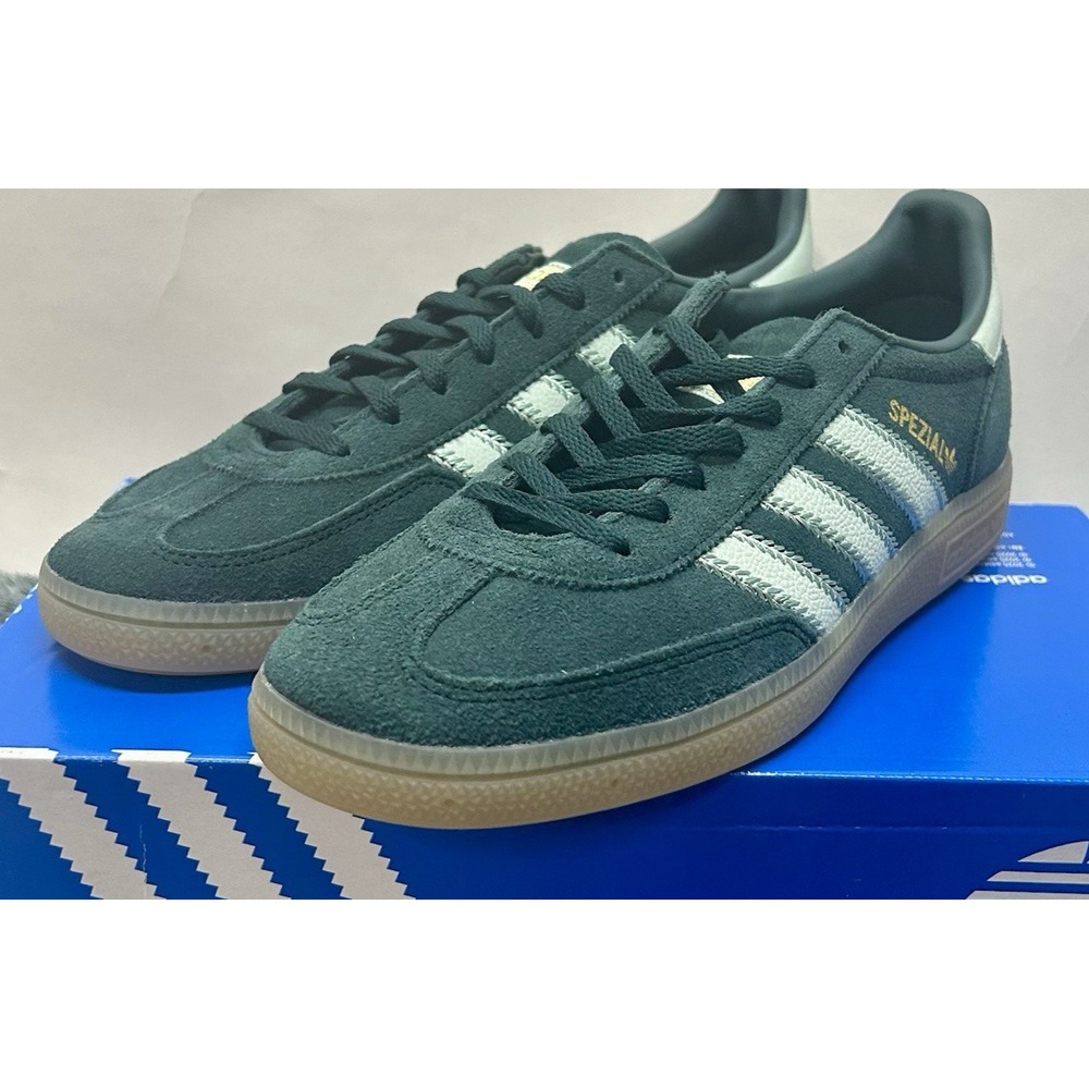 Adidas NEW Handball Spezial Aurora Ivy Ash Green Gum Women's Size 9 No Box